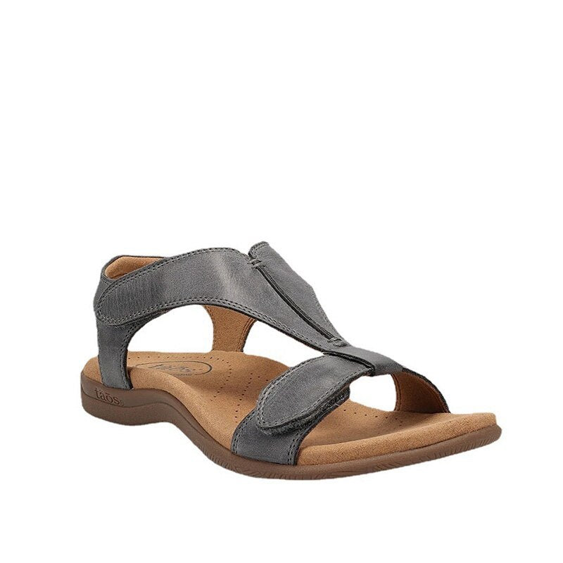 Comfortable women's walking sandals, orthopedic with arch support for all-day wear.