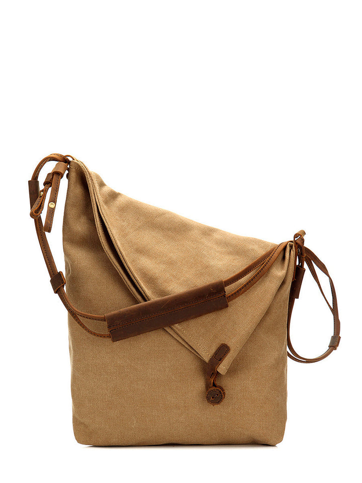 Sophisticated women's folded bag, a slouchy shoulder style with chic asymmetrical details.