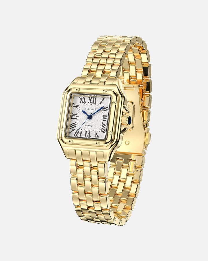 Beautiful vintage-inspired women's quartz watch, an elegant classic timepiece, perfect gift for her.