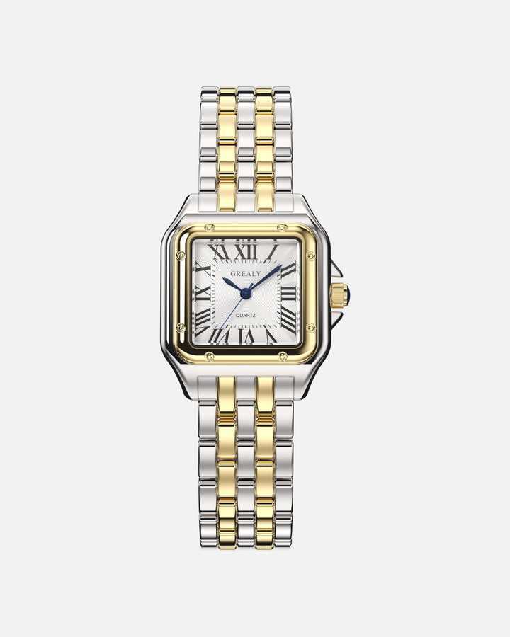 Fashionable women's classic quartz watch, blending vintage charm with modern elegance for daily wear.