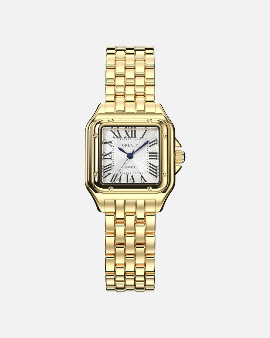 Women's classic quartz watch with vintage-inspired design, elegant timepiece for her wrist.