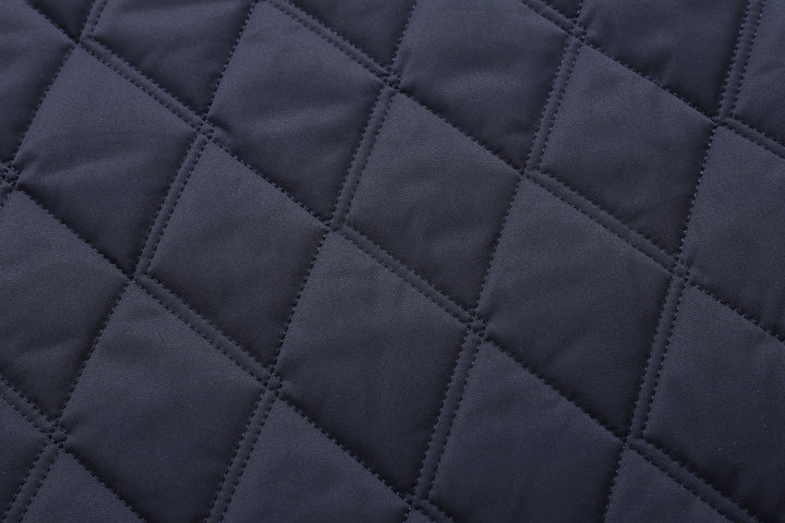 Durable men's waterproof quilted jacket, combining style and protection. Ideal fall jacket for modern men's fashion.