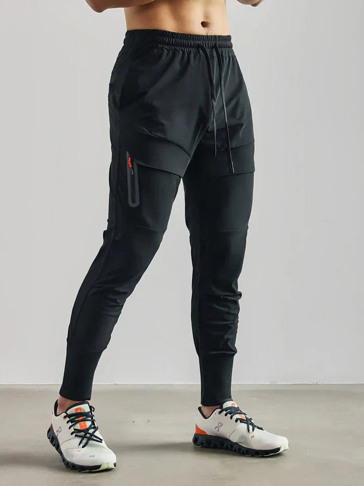 Men's stylish comfort jogger pants, perfect for activewear or casual athleisure outfits.