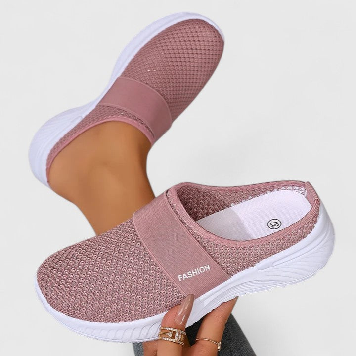 Orthopaedic women's shoes for pain relief, featuring a comfortable wide sole.