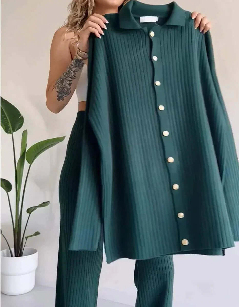 Women's Knitted Two-Piece Set