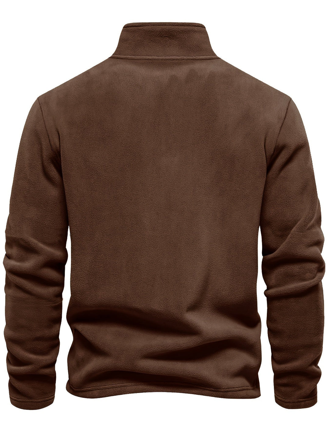Stay warm and cozy in this unisex fleece half-zip pullover. A winter essential for chilly days & comfort.