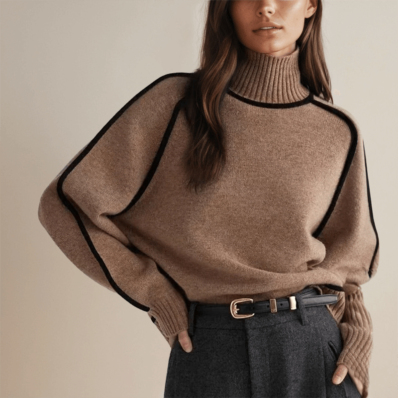 Women's Roll Collar Sweater