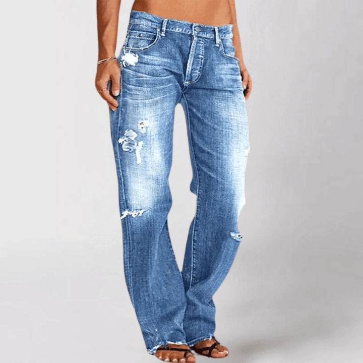 Women's Mid-Rise Bootcut Stretch Jeans