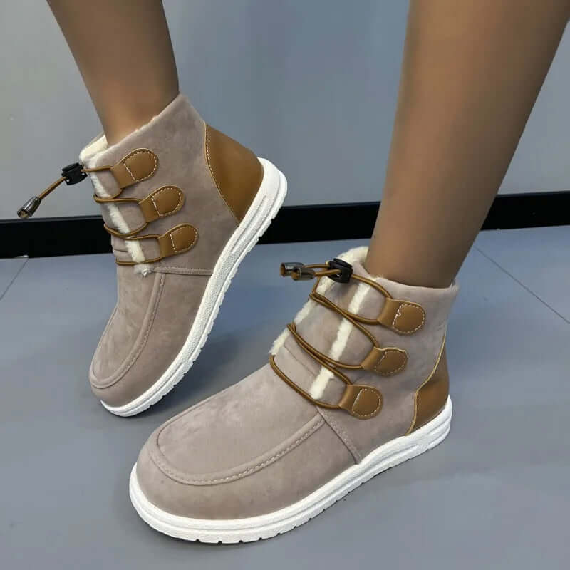 Women's Flat Ankle Boots - Casual & Outdoor