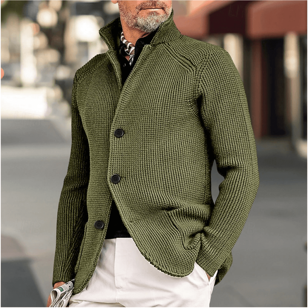 Men's Knit Cardigan Sweater