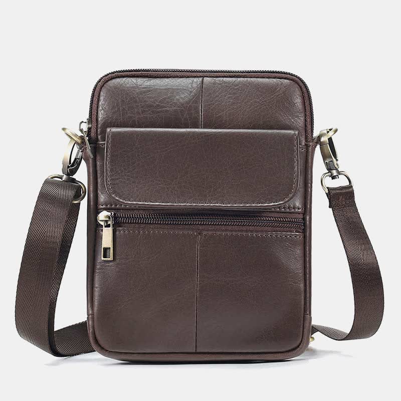 Multifunctional men's compact shoulder bag. Crossbody, messenger, & travel bag for daily essentials.
