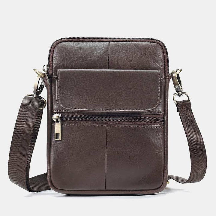Multifunctional men's compact shoulder bag. Crossbody, messenger, & travel bag for daily essentials.