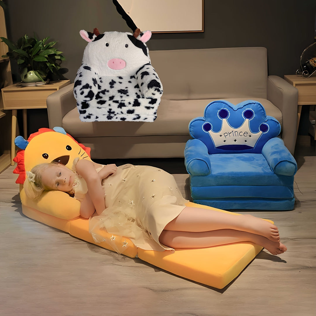 Versatile folding play sofa, a perfect kids' gift for endless fun & relaxation.