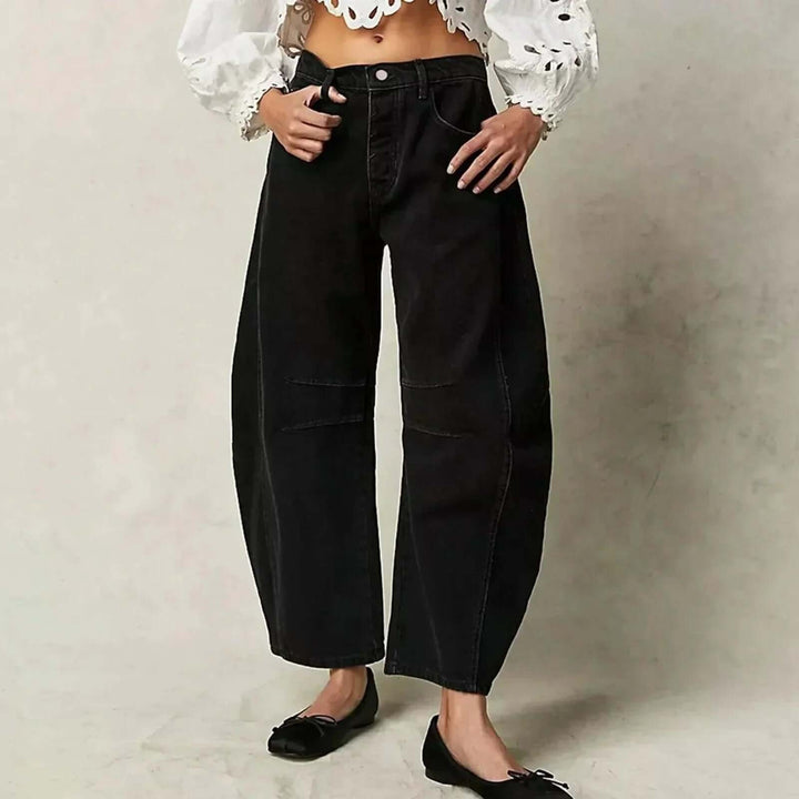 Women's High-Waisted Wide-Leg Jeans