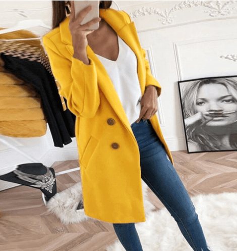 Women's Double Breasted Coat