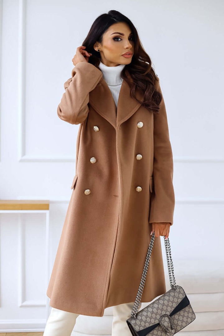 Women's Fitted Double-Breasted Jacket