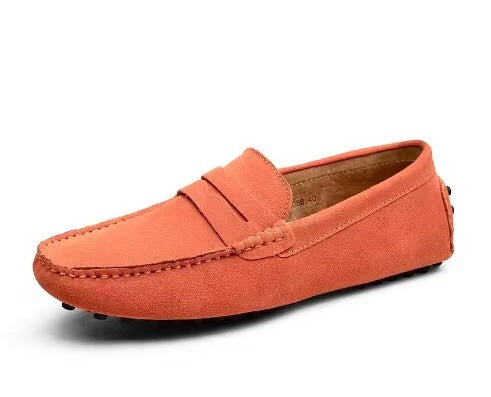 Stylish men's leisure loafers, perfect slip-on casual shoes for modern comfort.