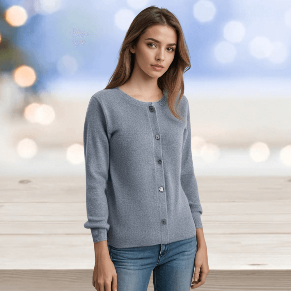 Women's Cardigan with V-Neck