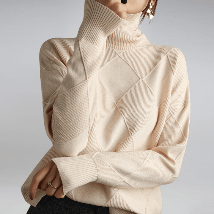 Women's Turtleneck Relaxed Fit Sweater