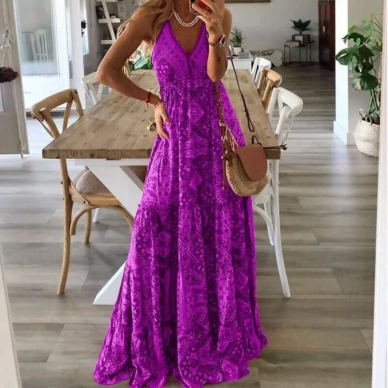 Women's Boho Maxi Dress