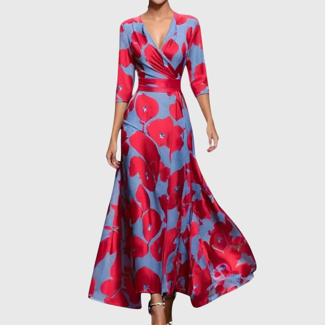 Elegant women's midi dress for versatile styling, occasion wear & chic summer fashion.
