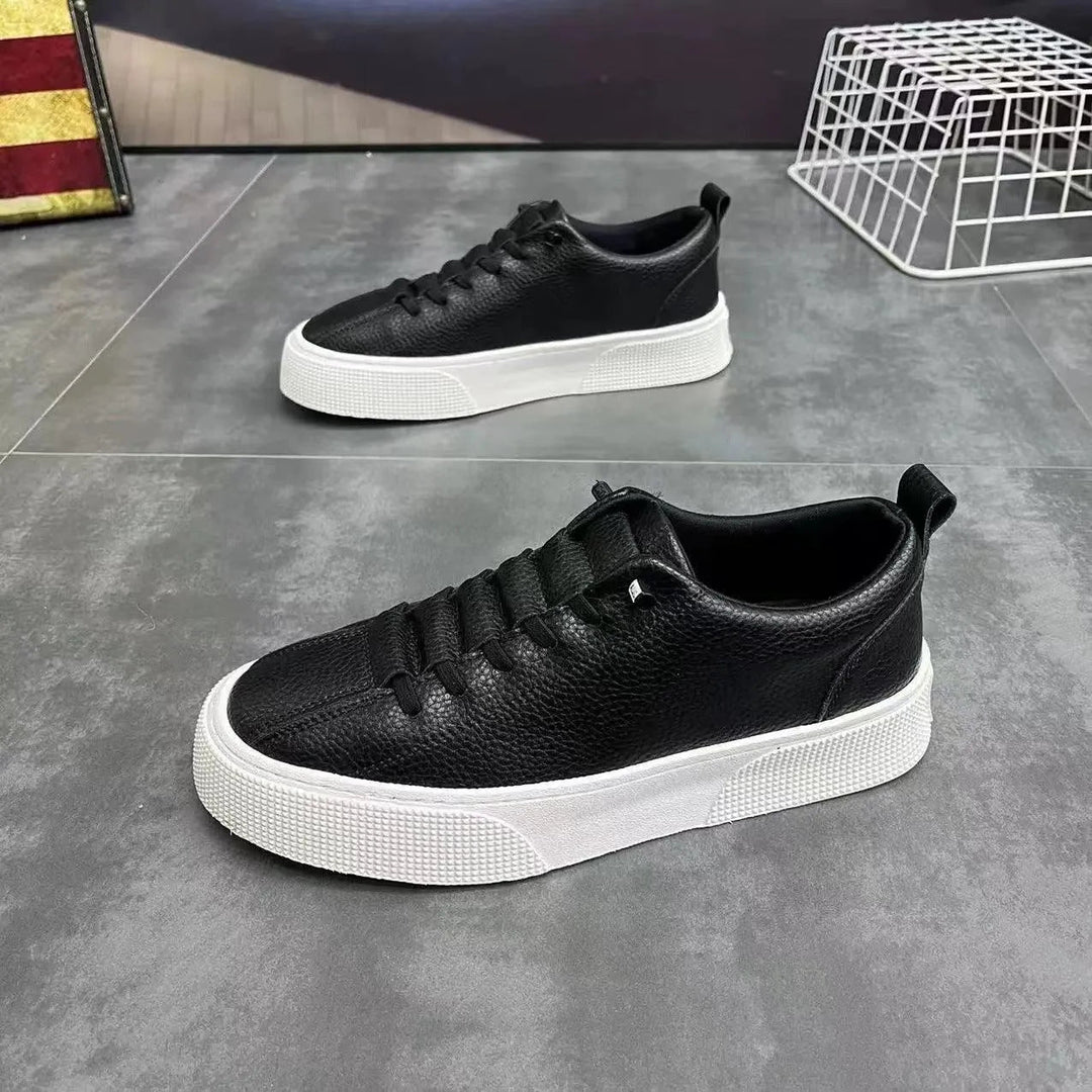 Comfortable men's low-top athletic-inspired casual sneakers for versatile daily activities.