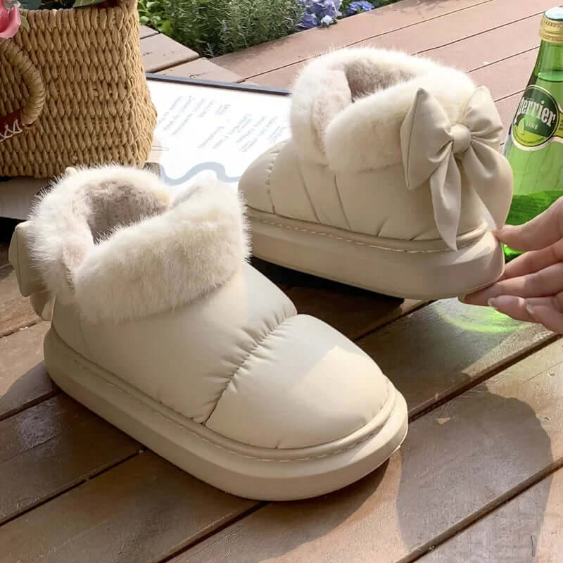 Women's Ankle Boots with Bow Detail