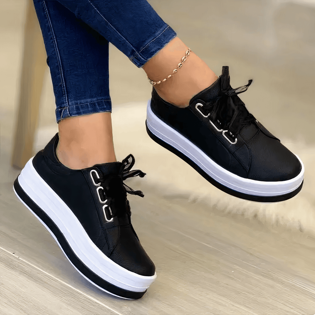 Women's Retro Sneakers - Gold, Rose Gold, Silver, Black
