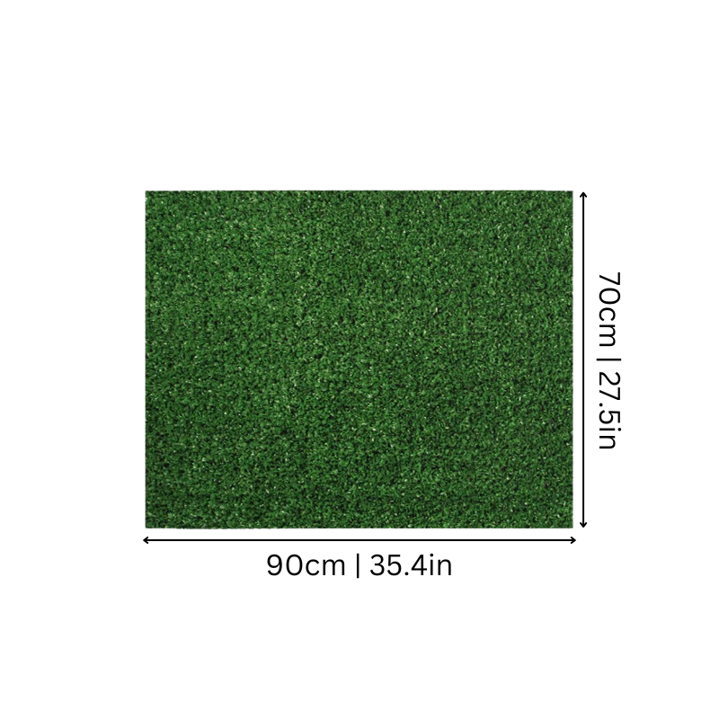Pet's PawLawn artificial grass potty mat, perfect for puppy training. All-weather, easy-clean dog & cat toilet.
