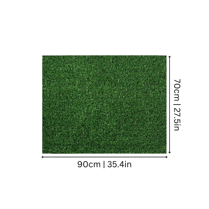 Pet's PawLawn artificial grass potty mat, perfect for puppy training. All-weather, easy-clean dog & cat toilet.