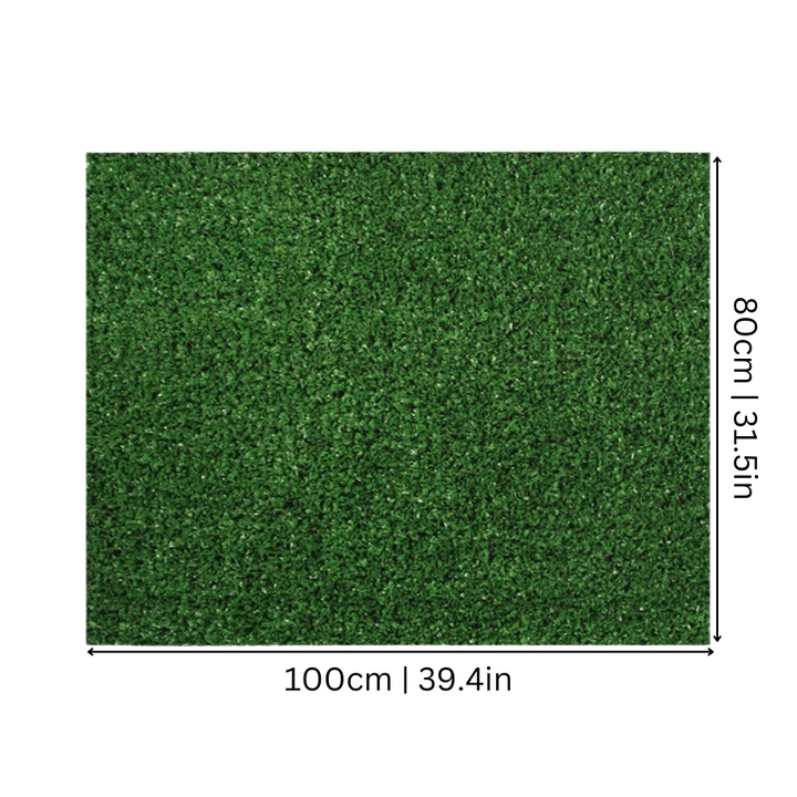 Durable artificial grass potty mat, PawLawn, for all-weather pet training. Ideal indoor/outdoor dog toilet.