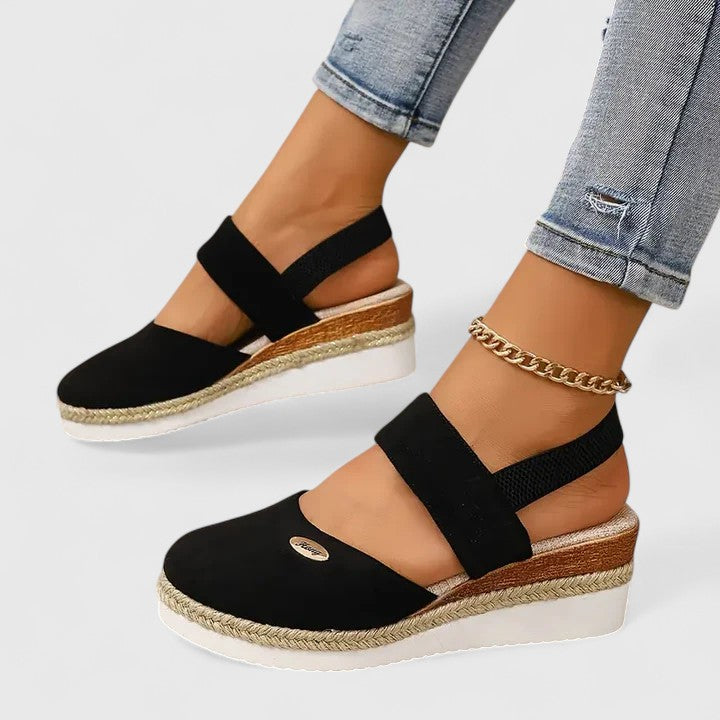Women's orthopaedic comfort sandals with arch support and cushioning for all-day wear.