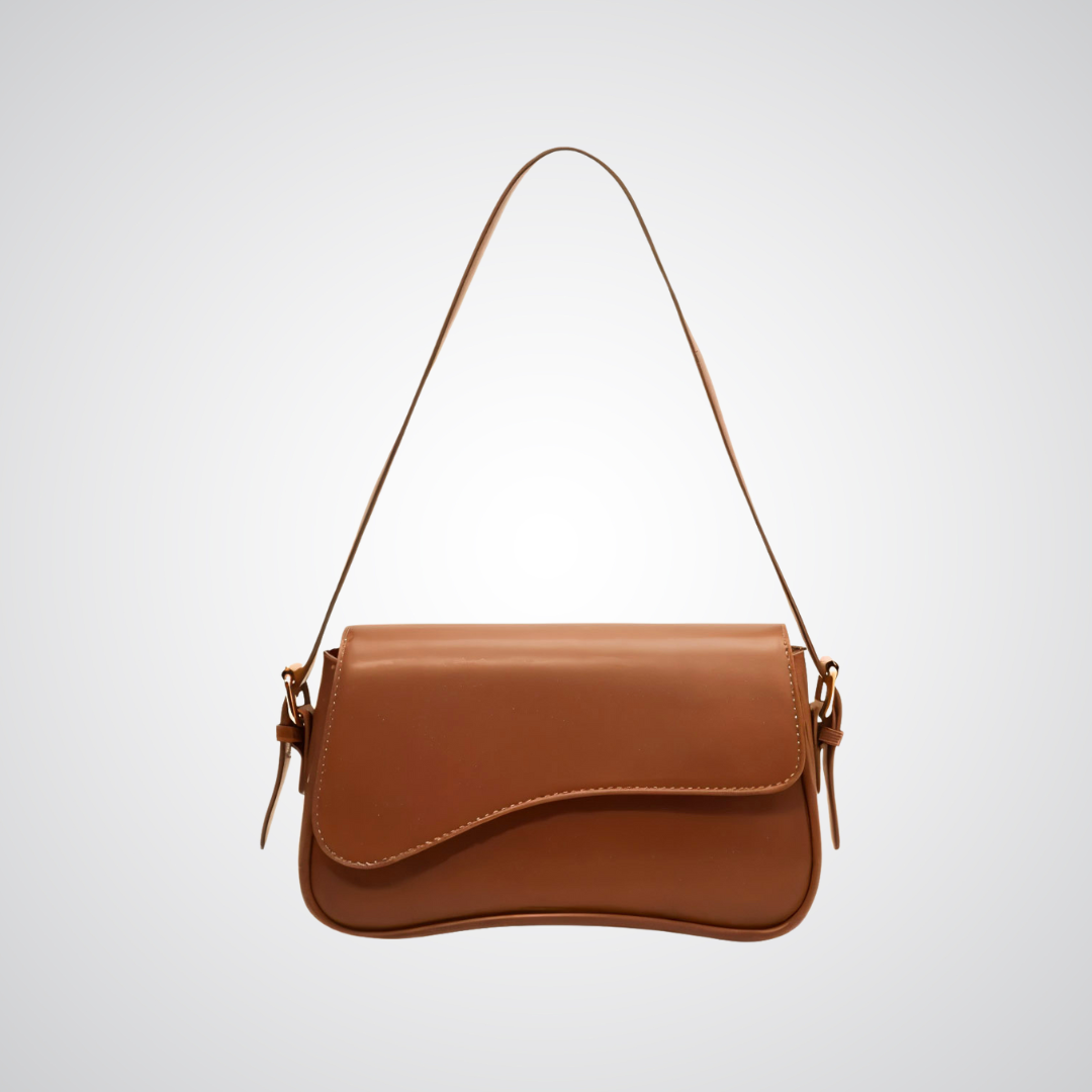 Genuine leather shoulder bag for women, offering elegance and everyday practicality.