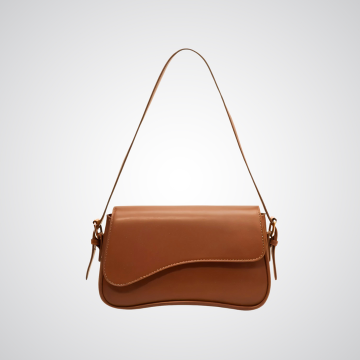 Genuine leather shoulder bag for women, offering elegance and everyday practicality.