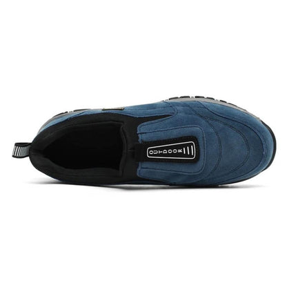 Men's orthopedic slip-on comfort shoes, perfect for walking & outdoor wear.