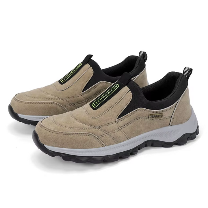 Men's slip-on orthopedic sneakers for walking, offering ultimate comfort & arch support.