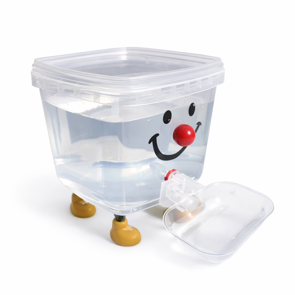 Pet automatic gravity water dispenser ensures continuous, fresh hydration for dogs & cats, easy to refill.
