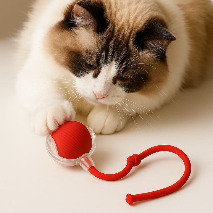 Automatic pet chaser toy for cats. Interactive laser pointer provides endless feline entertainment & mental stimulation.