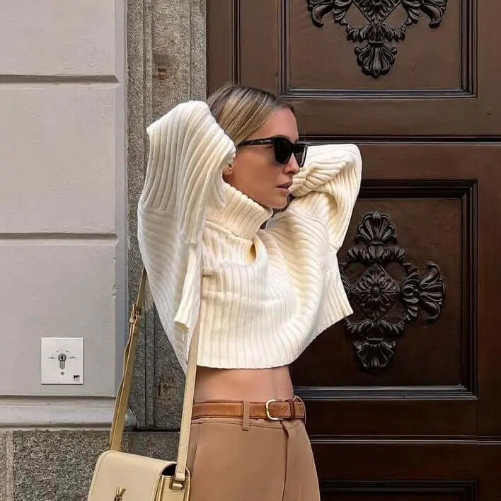 Women's Winter Long Sleeve Knitted Pullover Sweater
