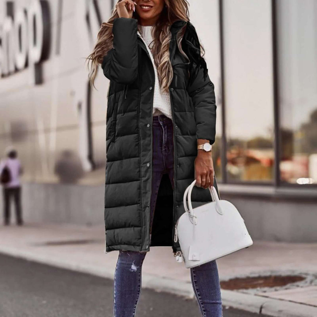 Women's Padded Winter Coat with Hood