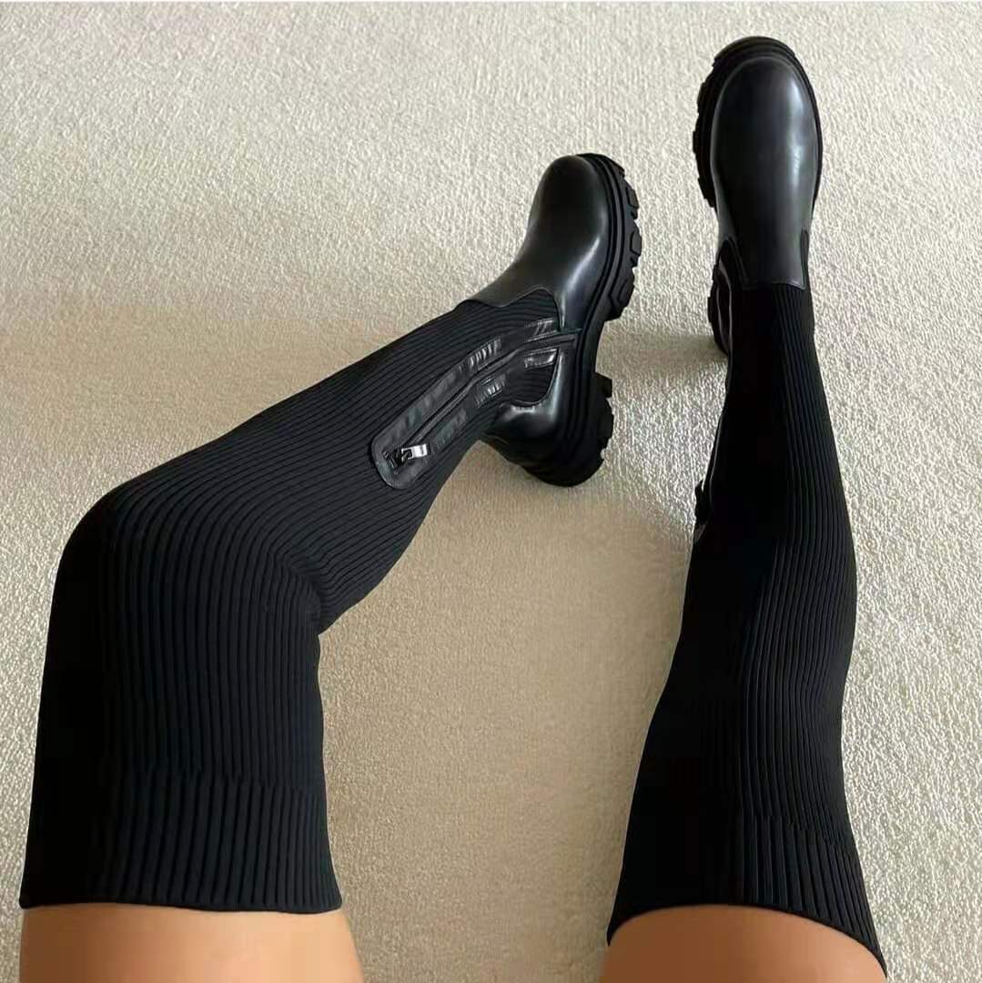 Elegant black women's everyday boots. Versatile & comfortable for fall/winter chic style.