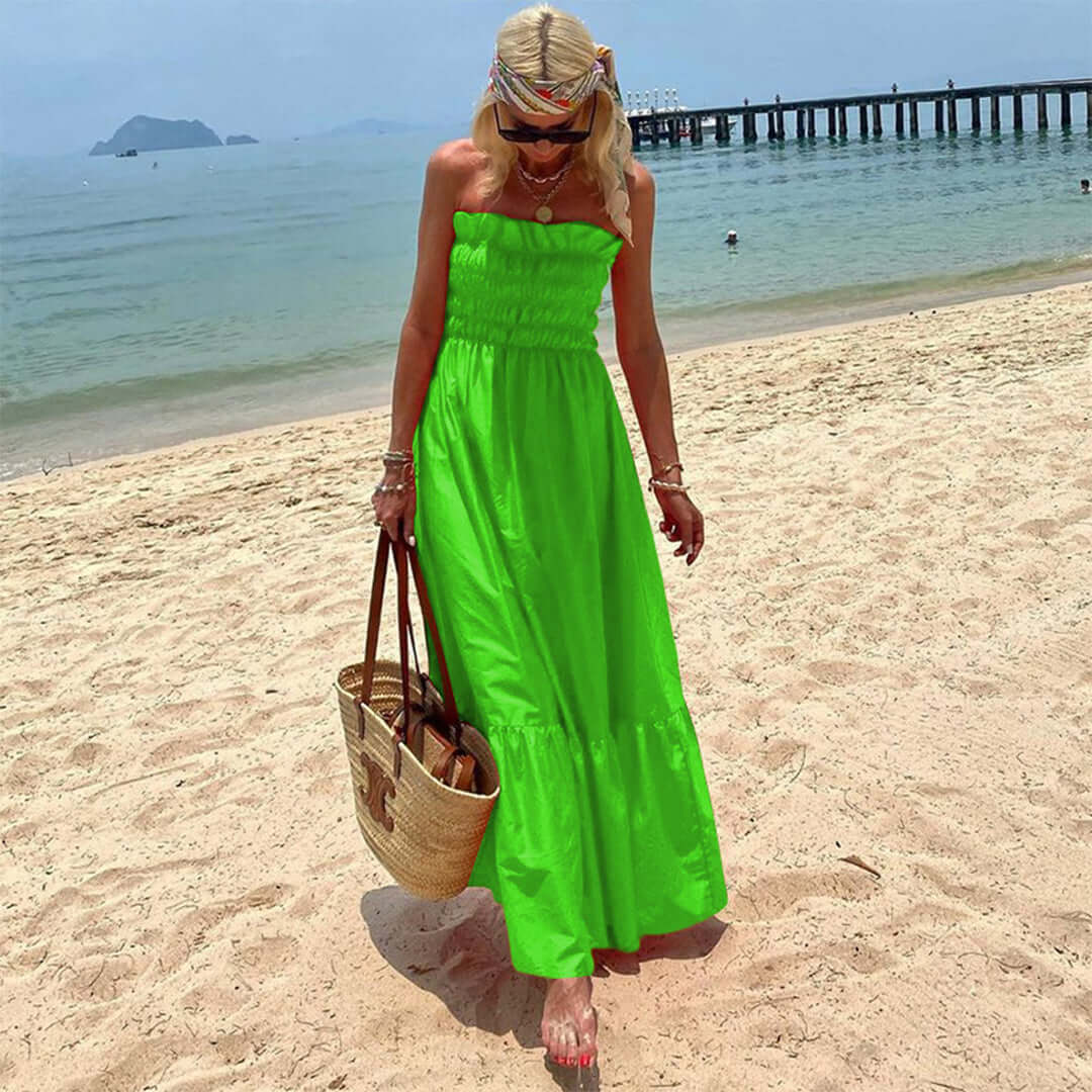 Summer Maxi Dress = Casual Tube Style