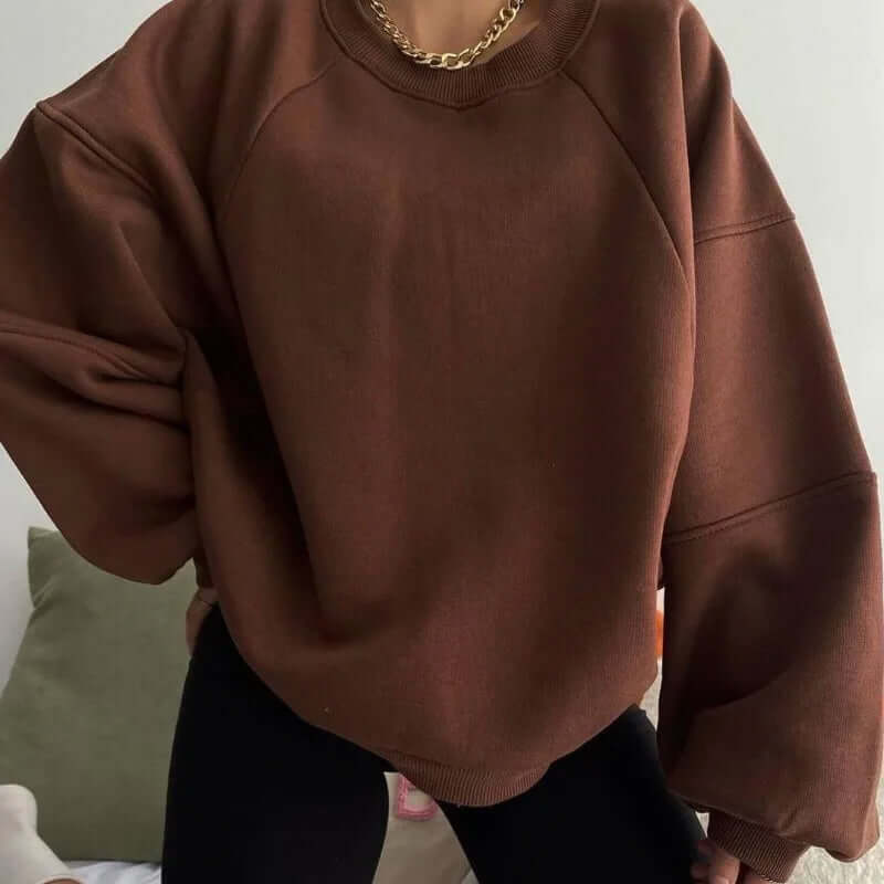 Women's Loose Round Neck Sweater