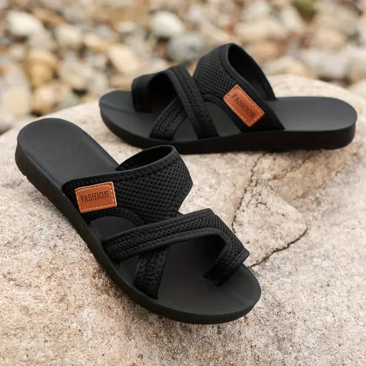 Stylish summer women's sandals with orthopedic design, arch support, and bunion pain relief.