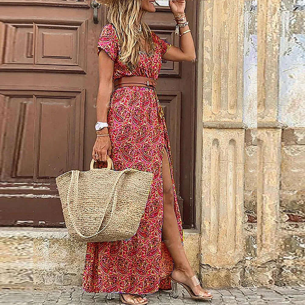 Women's Elegant Printed Summer Dress