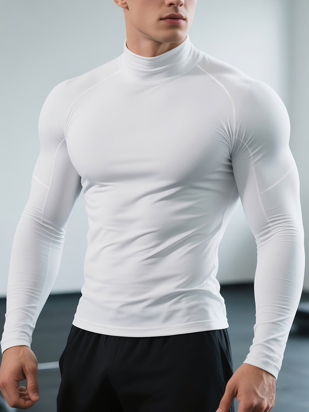 CoreFlex men's thermal long sleeve base layer, providing snug fit and ultimate warmth for cold weather activities.