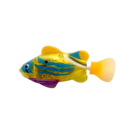 Aquatic interactive dog toy: durable swimming fish for water fun & mental stimulation.