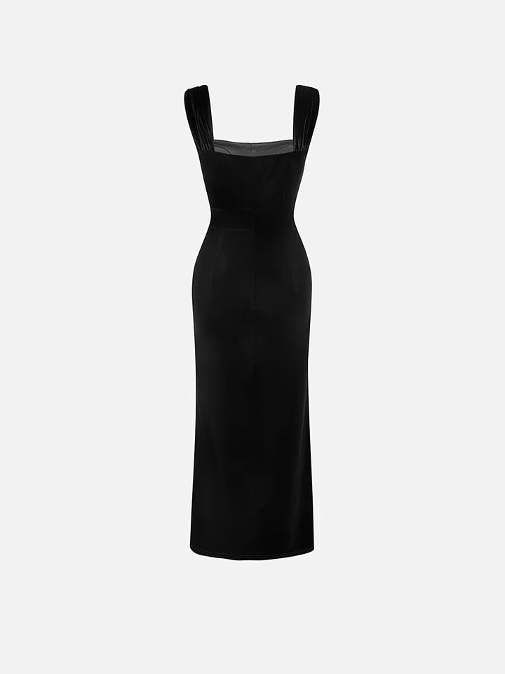 Women's elegant mermaid party dress. Fitted maxi gown for special occasions, formal wear & evening events.