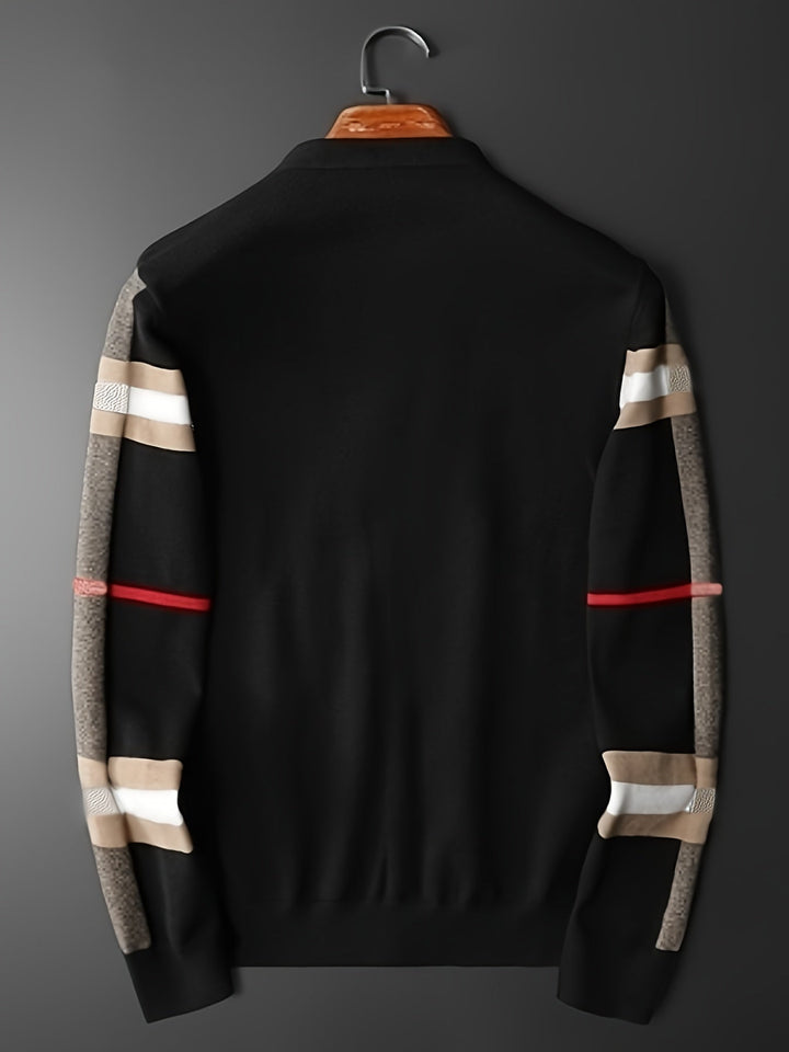 Classic men's button-front cardigan. Handcrafted, regular fit, great for everyday casual style.