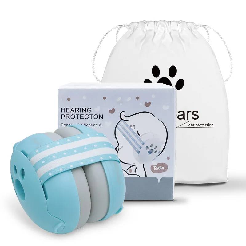 Baby noise cancelling earmuffs for infant safety. Gentle hearing protection for quiet time & sensitive ears.